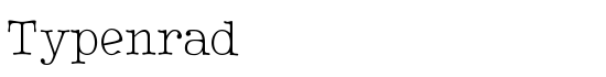 Typenrad - Download Thousands of Free Fonts at FontZone.net