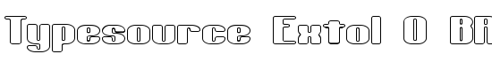 Typesource Extol O BRK - Download Thousands of Free Fonts at FontZone.net
