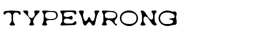 Typewrong - Download Thousands of Free Fonts at FontZone.net