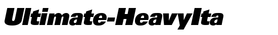 Ultimate-HeavyIta - Download Thousands of Free Fonts at FontZone.net
