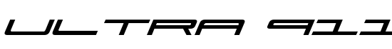Ultra 911 Italic - Download Thousands of Free Fonts at FontZone.net