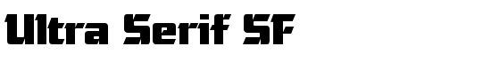 Ultra Serif SF - Download Thousands of Free Fonts at FontZone.net