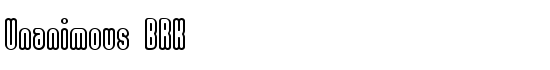Unanimous BRK - Download Thousands of Free Fonts at FontZone.net