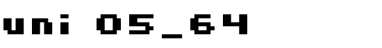 uni 05_64 - Download Thousands of Free Fonts at FontZone.net
