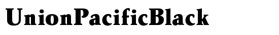 UnionPacificBlack - Download Thousands of Free Fonts at FontZone.net