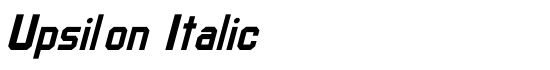 Upsilon Italic - Download Thousands of Free Fonts at FontZone.net