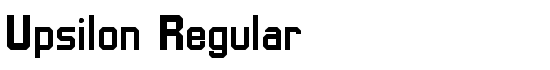 Upsilon Regular - Download Thousands of Free Fonts at FontZone.net