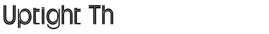 Uptight Th - Download Thousands of Free Fonts at FontZone.net