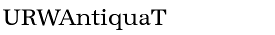 URWAntiquaT - Download Thousands of Free Fonts at FontZone.net