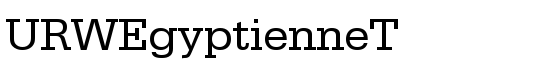 URWEgyptienneT - Download Thousands of Free Fonts at FontZone.net