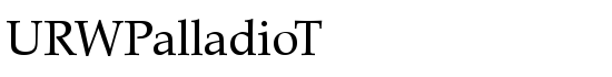 URWPalladioT - Download Thousands of Free Fonts at FontZone.net