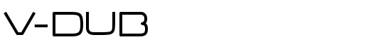 V-Dub - Download Thousands of Free Fonts at FontZone.net