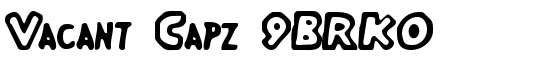 Vacant Capz (BRK) - Download Thousands of Free Fonts at FontZone.net