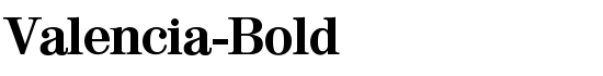 Valencia-Bold - Download Thousands of Free Fonts at FontZone.net