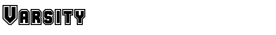 Varsity - Download Thousands of Free Fonts at FontZone.net