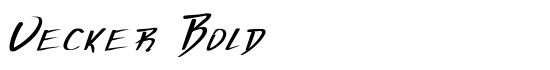 Vecker Bold - Download Thousands of Free Fonts at FontZone.net