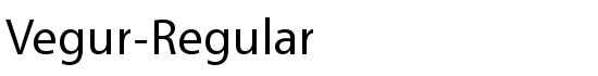 Vegur-Regular - Download Thousands of Free Fonts at FontZone.net