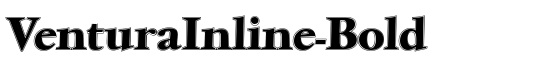 VenturaInline-Bold - Download Thousands of Free Fonts at FontZone.net