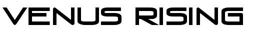 Venus Rising - Download Thousands of Free Fonts at FontZone.net