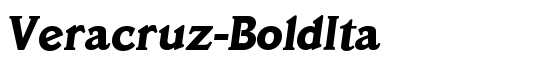Veracruz-BoldIta - Download Thousands of Free Fonts at FontZone.net