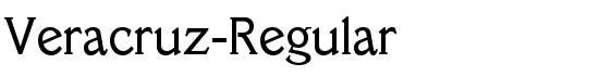 Veracruz-Regular - Download Thousands of Free Fonts at FontZone.net