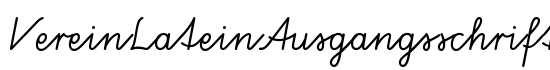 VereinLateinAusgangsschriftTwoBQ - Download Thousands of Free Fonts at FontZone.net