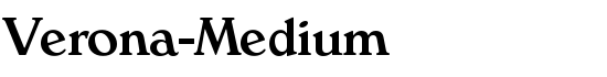 Verona-Medium - Download Thousands of Free Fonts at FontZone.net