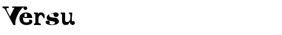 Versu - Download Thousands of Free Fonts at FontZone.net