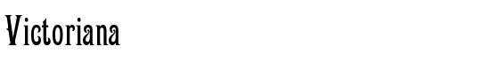 Victoriana - Download Thousands of Free Fonts at FontZone.net