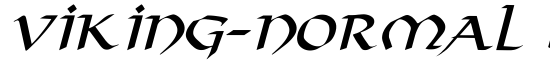 Viking-Normal Italic - Download Thousands of Free Fonts at FontZone.net
