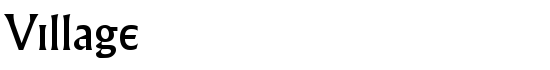 Village - Download Thousands of Free Fonts at FontZone.net