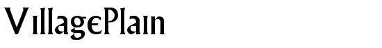 VillagePlain - Download Thousands of Free Fonts at FontZone.net