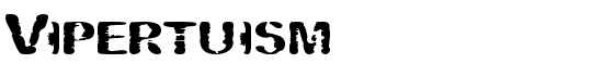 Vipertuism - Download Thousands of Free Fonts at FontZone.net