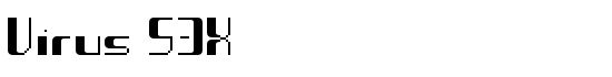 Virus 53X - Download Thousands of Free Fonts at FontZone.net