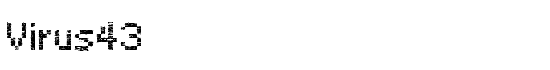 Virus43 - Download Thousands of Free Fonts at FontZone.net