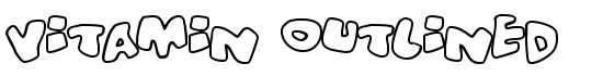 Vitamin outlined - Download Thousands of Free Fonts at FontZone.net