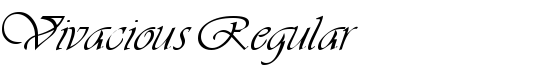 Vivacious Regular - Download Thousands of Free Fonts at FontZone.net