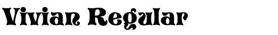 Vivian Regular - Download Thousands of Free Fonts at FontZone.net