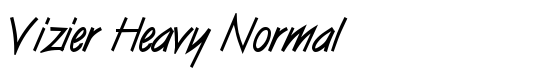 Vizier Heavy Normal - Download Thousands of Free Fonts at FontZone.net