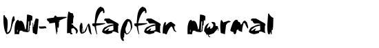 VNI-Thufapfan Normal - Download Thousands of Free Fonts at FontZone.net
