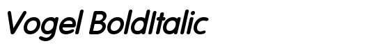 Vogel BoldItalic - Download Thousands of Free Fonts at FontZone.net