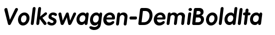 Volkswagen-DemiBoldIta - Download Thousands of Free Fonts at FontZone.net
