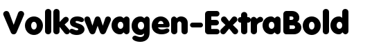 Volkswagen-ExtraBold - Download Thousands of Free Fonts at FontZone.net