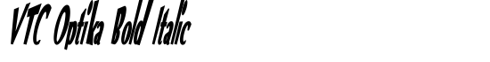 VTC Optika Bold Italic - Download Thousands of Free Fonts at FontZone.net