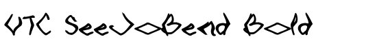 VTC SeeJoBend Bold - Download Thousands of Free Fonts at FontZone.net