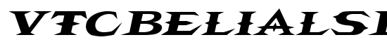 VTCBelialsBladeItalic - Download Thousands of Free Fonts at FontZone.net