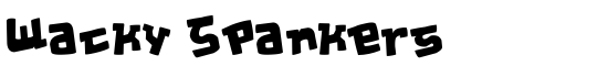 Wacky Spankers - Download Thousands of Free Fonts at FontZone.net