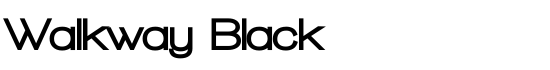 Walkway Black - Download Thousands of Free Fonts at FontZone.net