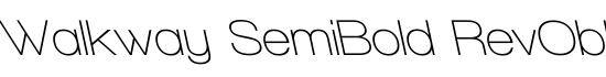 Walkway SemiBold RevOblique - Download Thousands of Free Fonts at FontZone.net