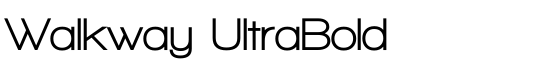 Walkway UltraBold - Download Thousands of Free Fonts at FontZone.net